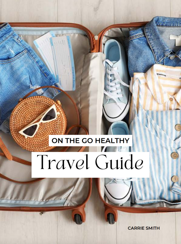 Faster Way to fat loss with carrie smith on the go healthy travel guide
